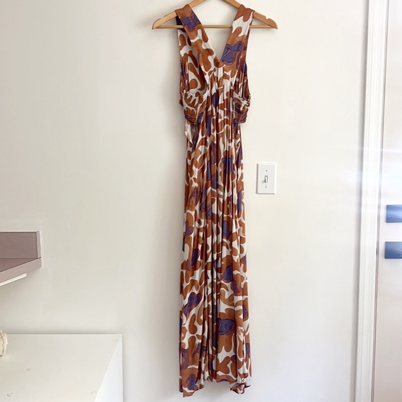 NWOT Anthropologie Piper Bandeau Maxi Dress Floral Cut Out - Picture 11 of 16